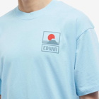 Edwin Men's Sunset on Mt. Fuji T-Shirt in Sky Blue