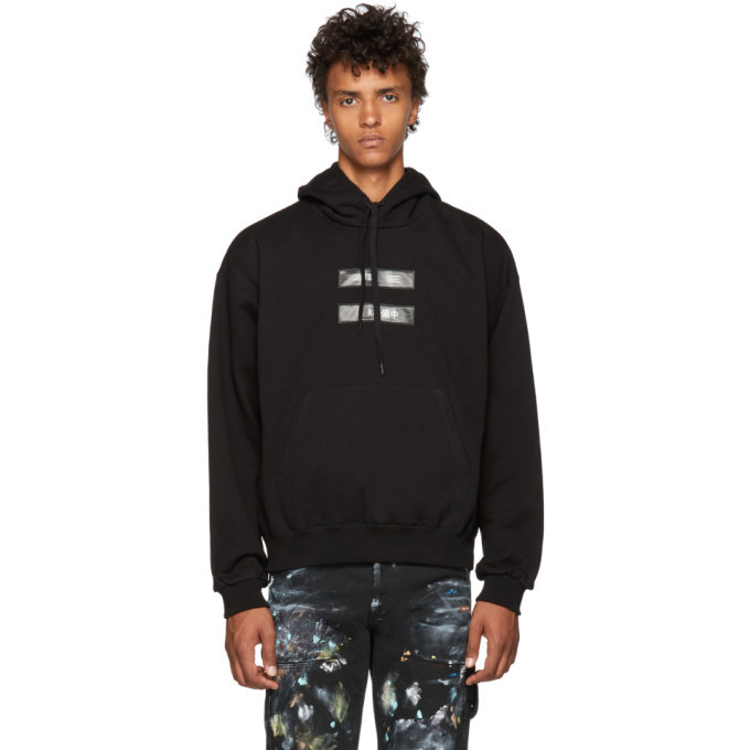 Doublet Black No Image Lenticular Hoodie Doublet