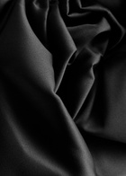 Rotate Birger Christensen Puff Sleeve Satin Mini Dress Black