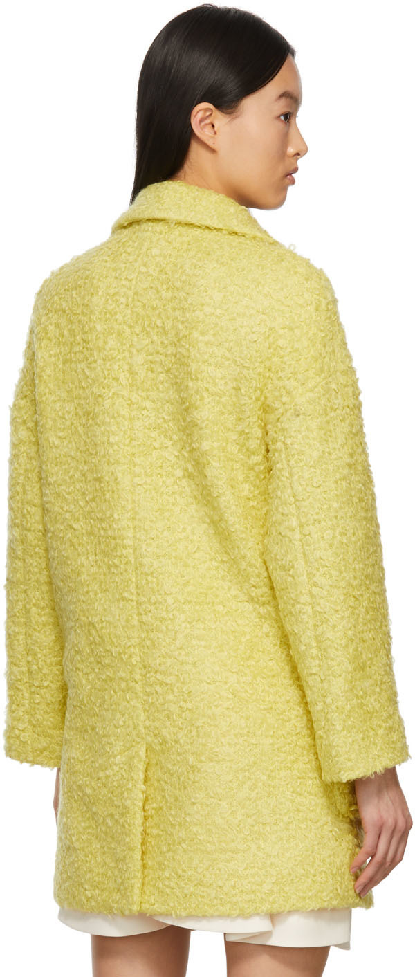 Pressed sale bouclé coat