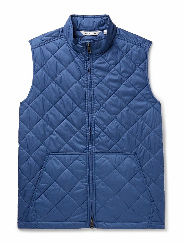 Photo: Peter Millar - Bedford Padded Quilted Shell Gilet - Blue