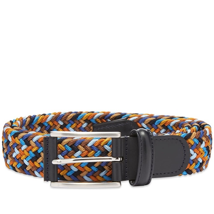 Photo: Anderson's Woven Textile Belt Royal, Navy & Gold