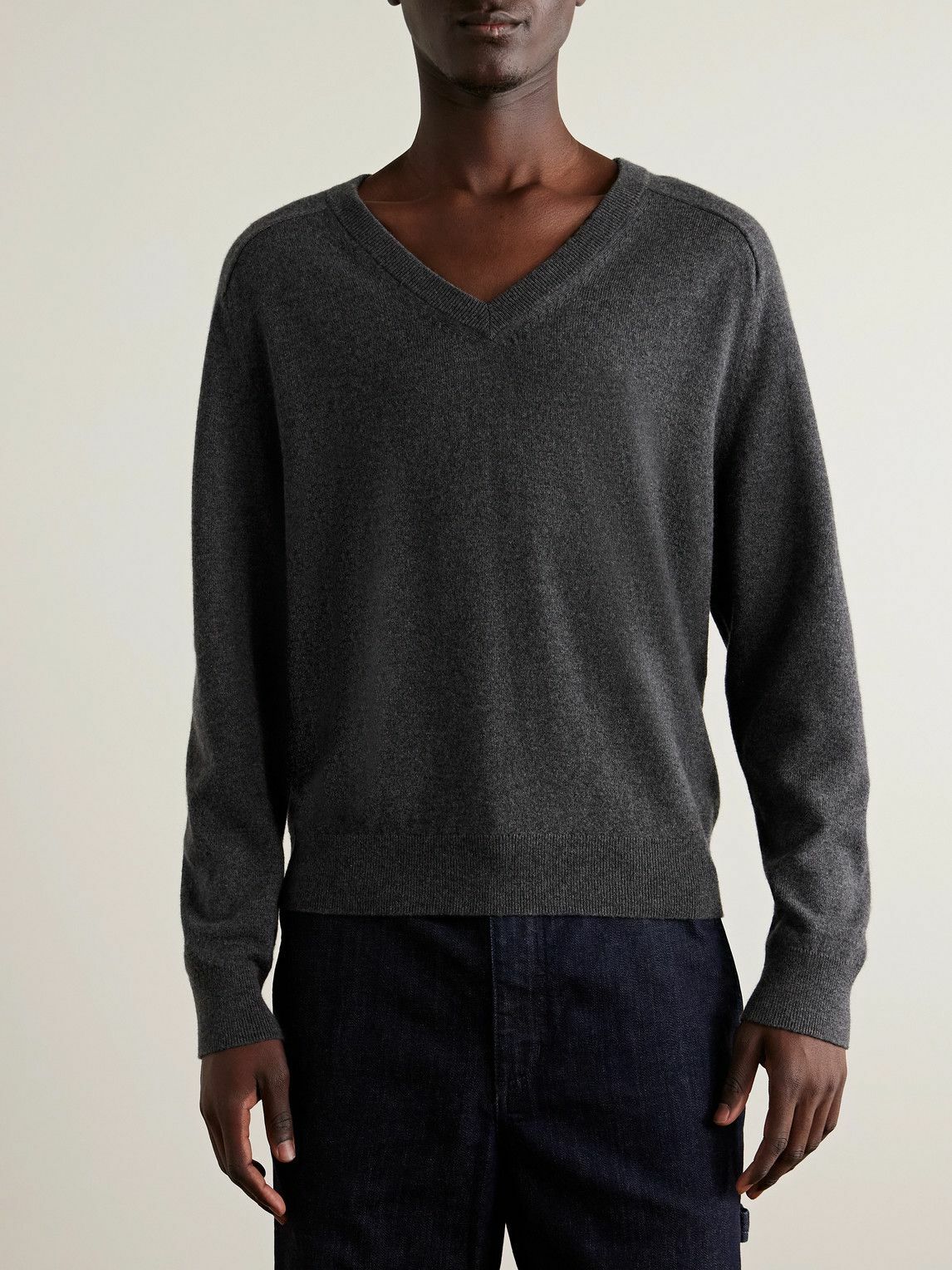 Nili Lotan - Vineda Knitted Sweater - Gray