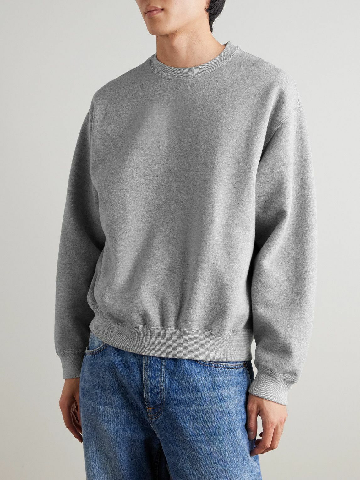 OrSlow - Cotton-Jersey Sweatshirt - Gray