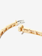 Lizzie Mandler Fine Jewelry 18K Yellow Gold Knife Edge Diamond Tennis Bracelet