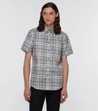 Burberry - Checked cotton poplin shirt