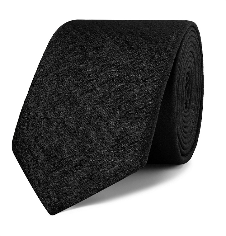 Photo: Givenchy - 7cm Silk-Jacquard Tie - Black