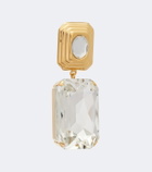 Alessandra Rich Crystal-embellished clip-on earrings
