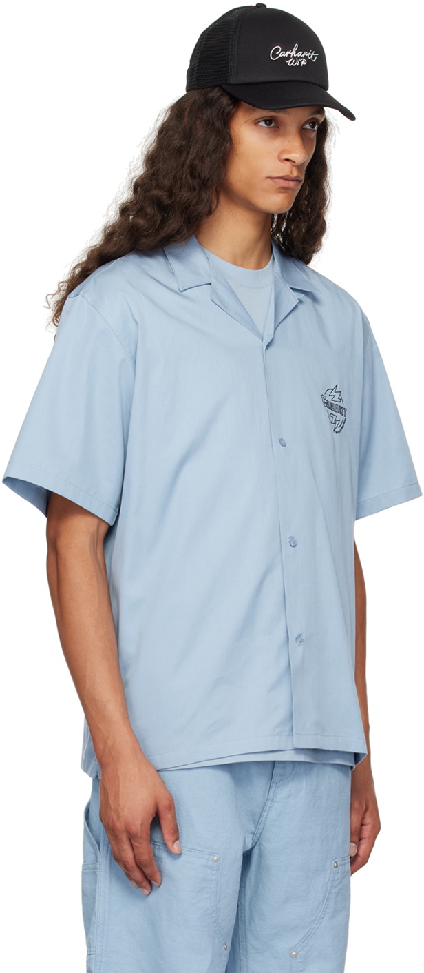 Carhartt Work In Progress Blue Ablaze Shirt Carhartt WIP