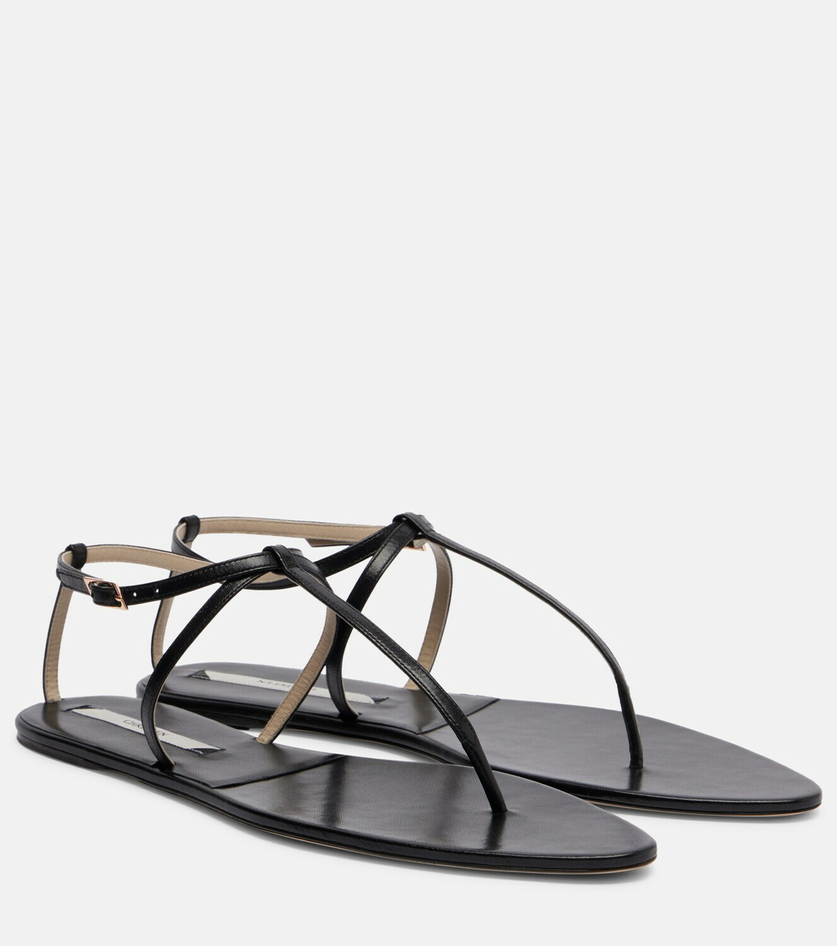 Christen Mono Strap leather thong sandals
