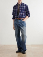 Polo Ralph Lauren - Checked Cotton-Flannel Shirt - Blue