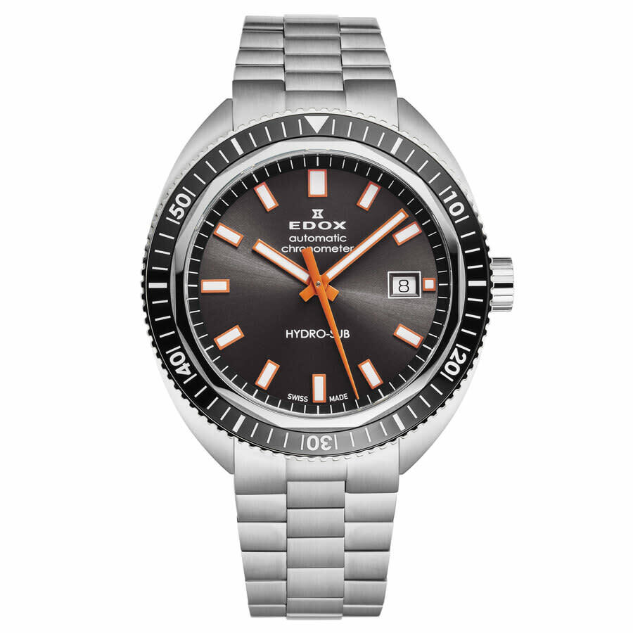 Edox Grand Ocean Automatic Brown Dial Mens Watch 83006 357BRR BRIR