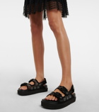 Gucci - GG embellished platform sandals