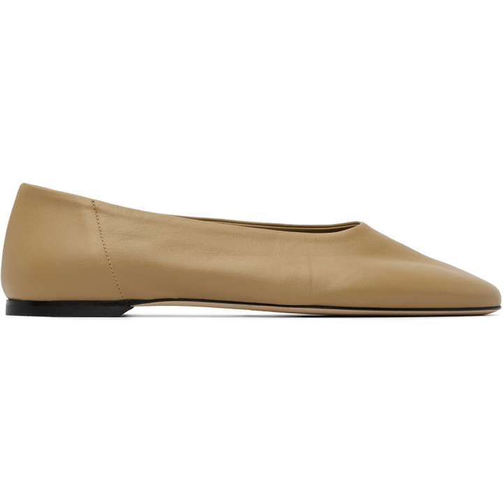 Photo: TOTEME Taupe Slip Ballerina Flats