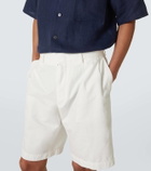 Zegna Cotton and linen Bermuda shorts