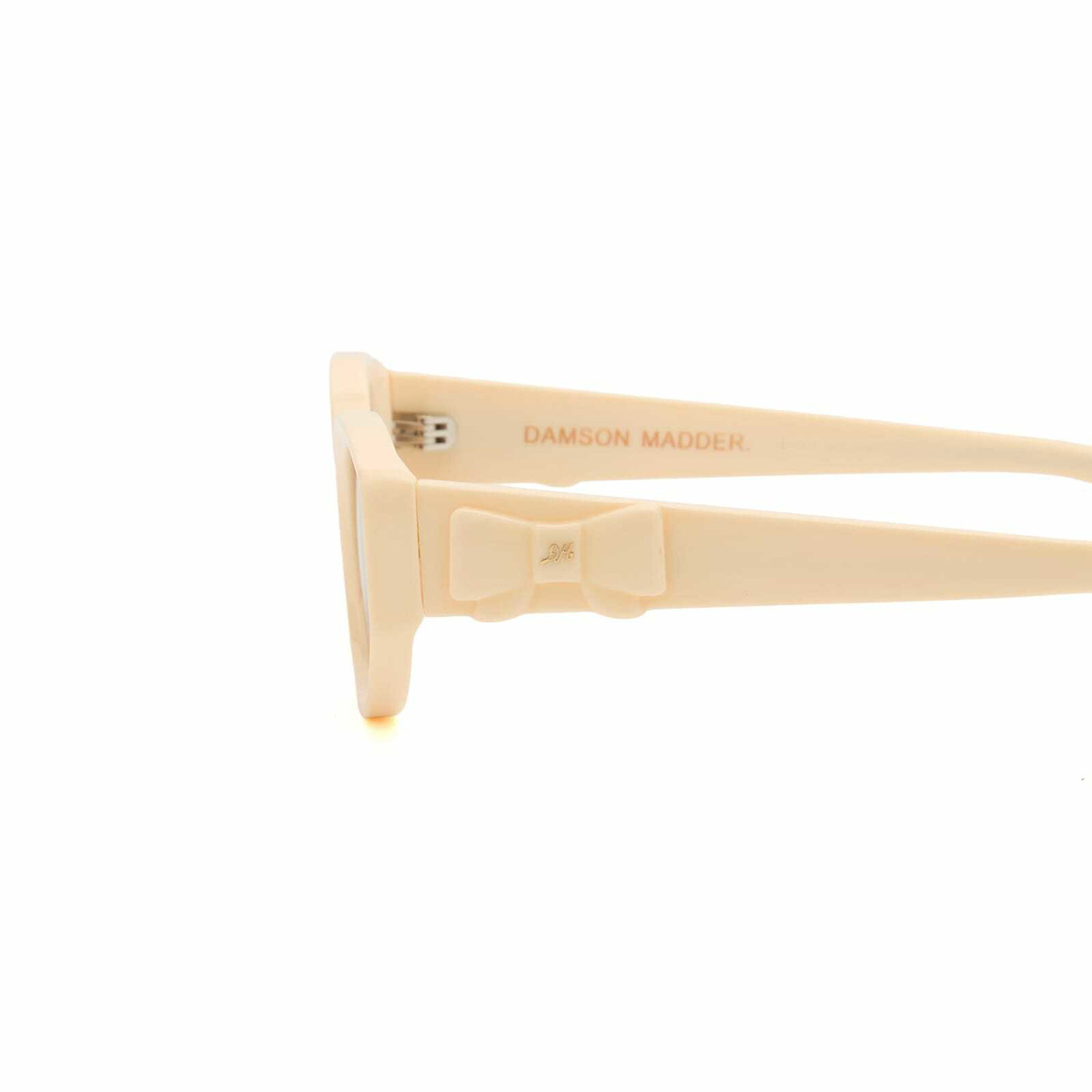 Damson Madder Women's Catty Oval Sunglasses in Bone 