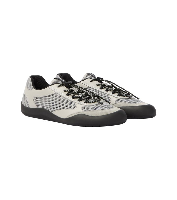 Photo: Prada Speedrock leather-trimmed sneakers