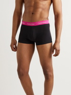Calvin Klein Underwear - Five-Pack Stretch-Cotton Boxer Briefs - Black