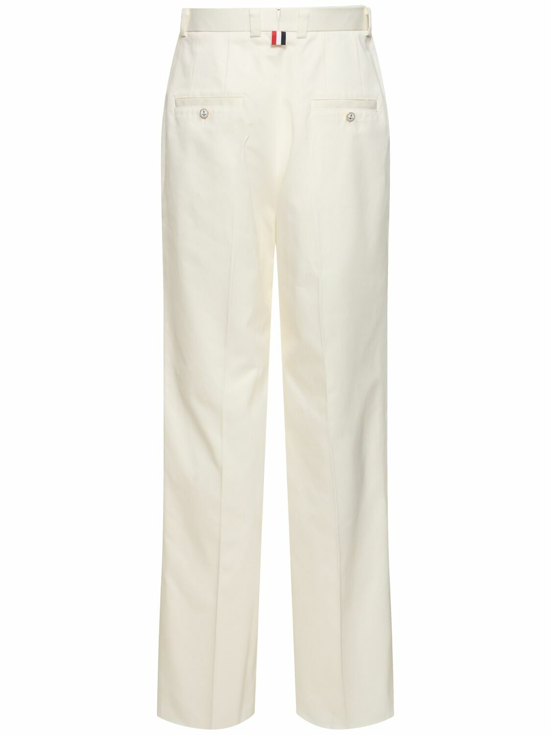 トムブラウン Thom Browne Straight Leg Chino Pants THOM BROWNE Mid Rise Straight Leg Chino Pants Thom Browne