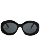 Celine Oval-frame Sunglasses - Black - One Size