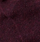 Howlin' - Wally Mélange Stretch Merino Wool-Blend Socks - Purple