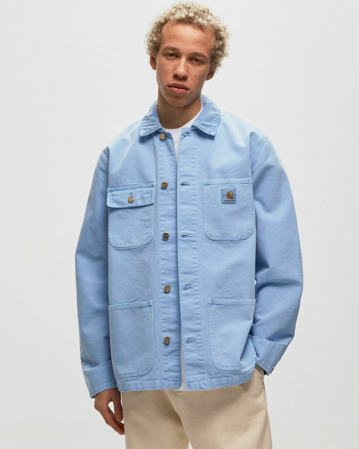Carhartt Wip Michigan Coat Blue Overshirts Carhartt WIP