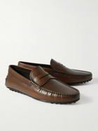 Tod's - City Gommino Leather Driving Shoes - Brown