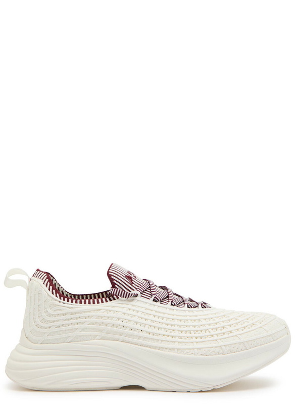 Photo: Athletic Propulsion Labs Techloom Zipline Embroidered Knit Sneakers White