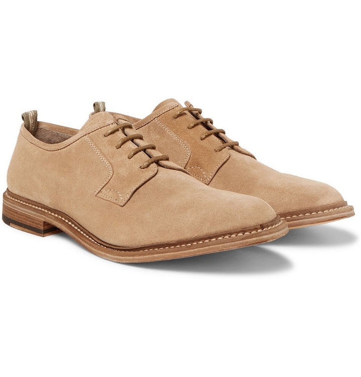 Photo: Officine Creative - Durham Suede Derby Shoes - Men - Light brown