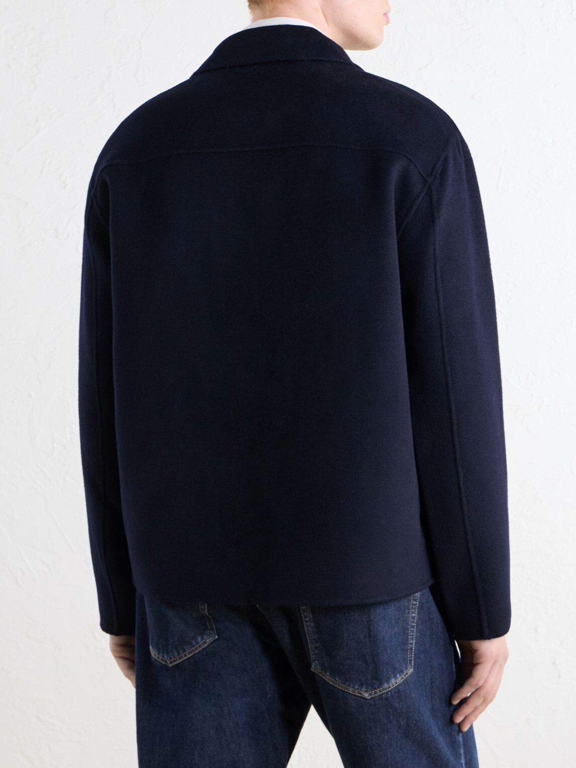 NN07 - Morgan 8447 Woven Wool-Blend Jacket - Blue