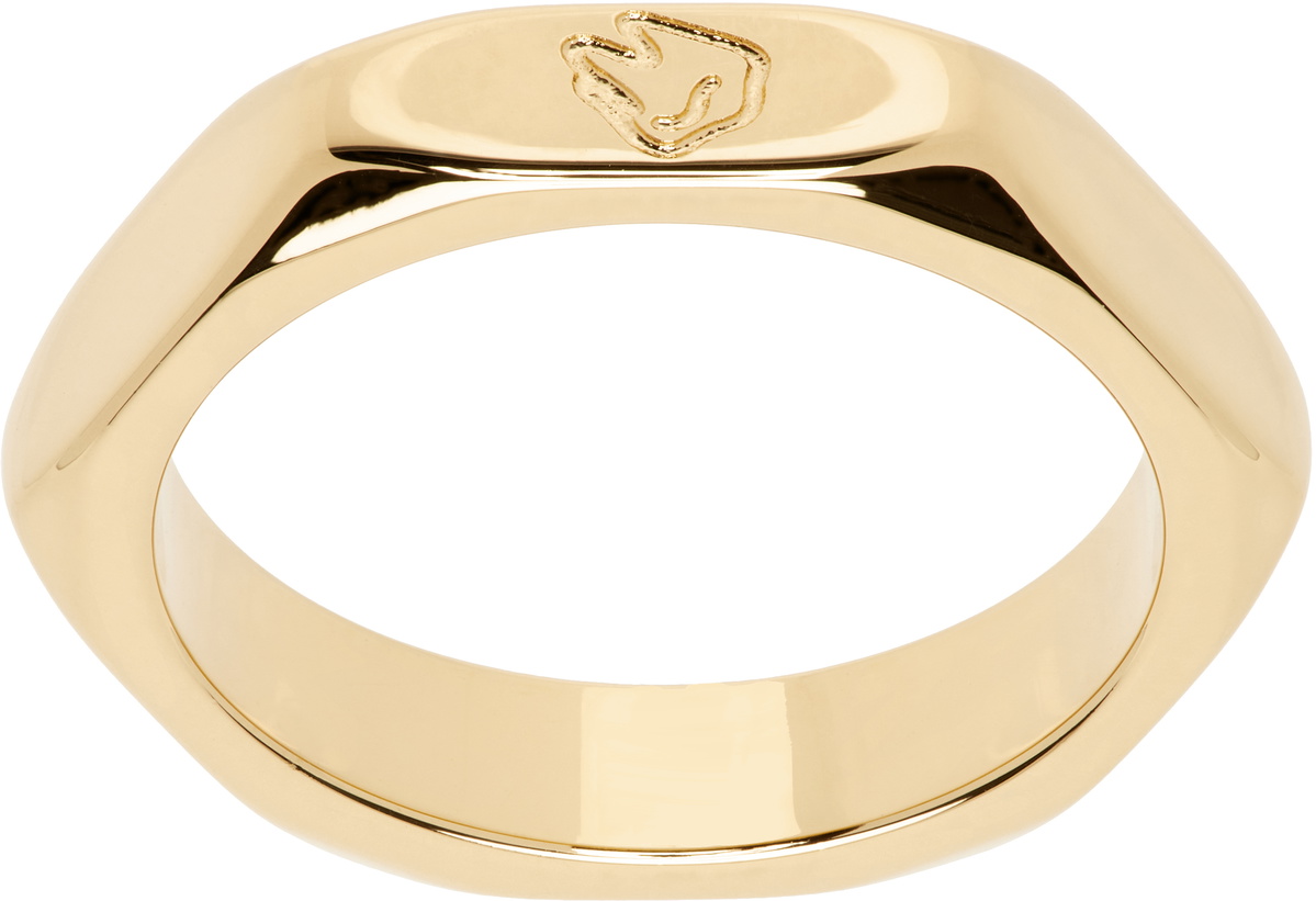 IN GOLD WE TRUST PARIS Gold Little Nut Ring