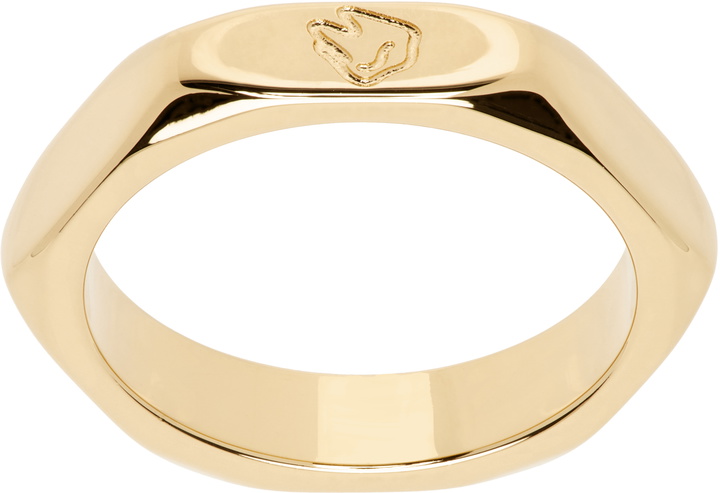 Photo: IN GOLD WE TRUST PARIS Gold Little Nut Ring