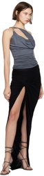 Rick Owens Lilies Gray Porterville Hydra Aaliyah Tank Top