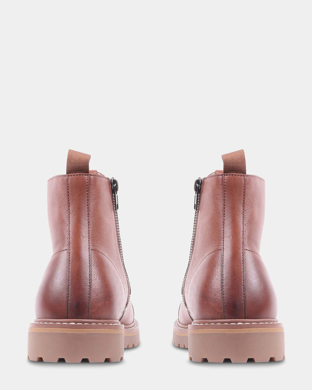 Steve Madden Uggo Boots in Cognac