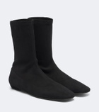 The Row Cindy suede ankle boots