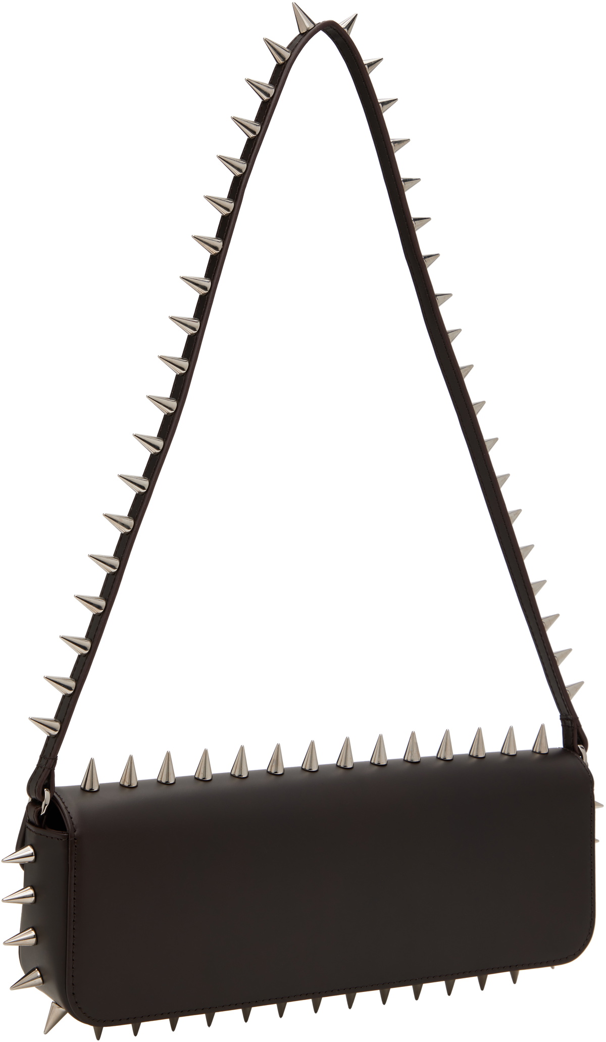 ABRA Brown Spike Baguette Bag