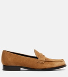 Tory Burch Suede penny loafers