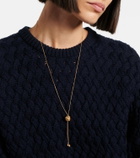 Bottega Veneta Knot gold-plated silver necklace
