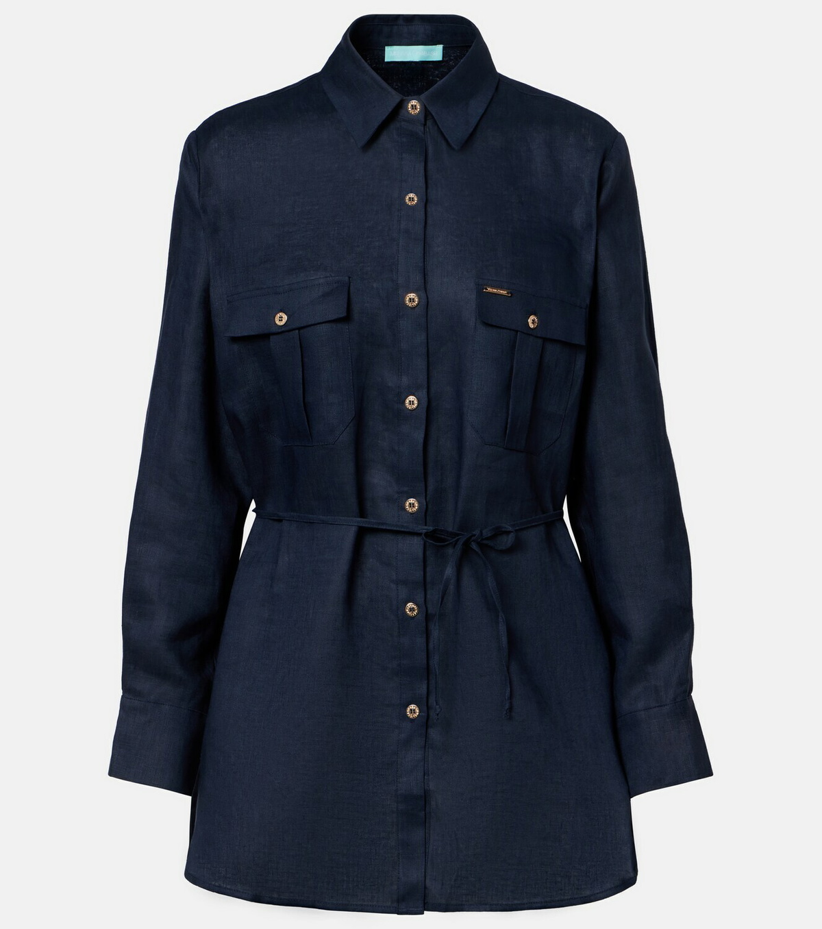 Melissa Odabash Ariel linen shirt