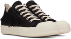 Rick Owens Drkshdw Black Slash Sneakers