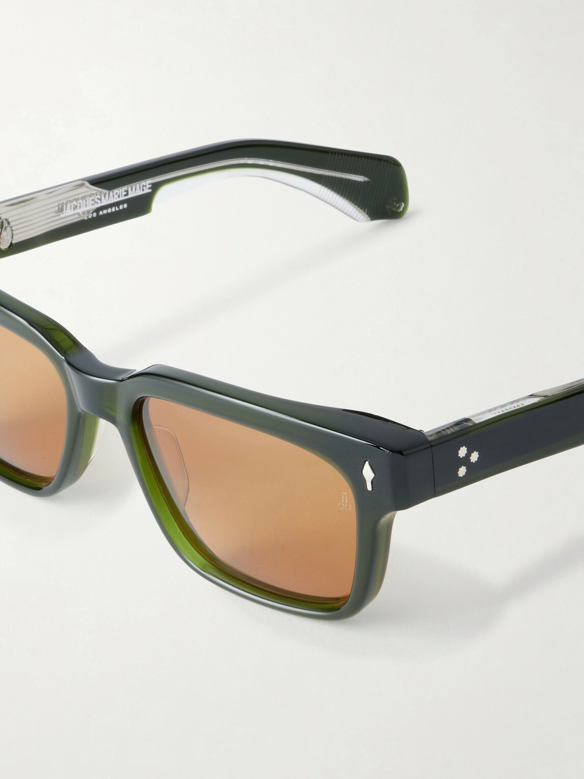 Jacques Marie Mage - Molino 55 Rectangular-Frame Acetate Sunglasses