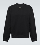 Prada Logo cotton sweatshirt