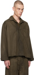 Aviva Jifei Xue Green Boxy Shirt