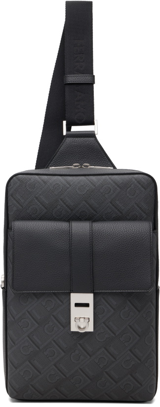 Photo: Ferragamo Gray Sling Messenger Bag