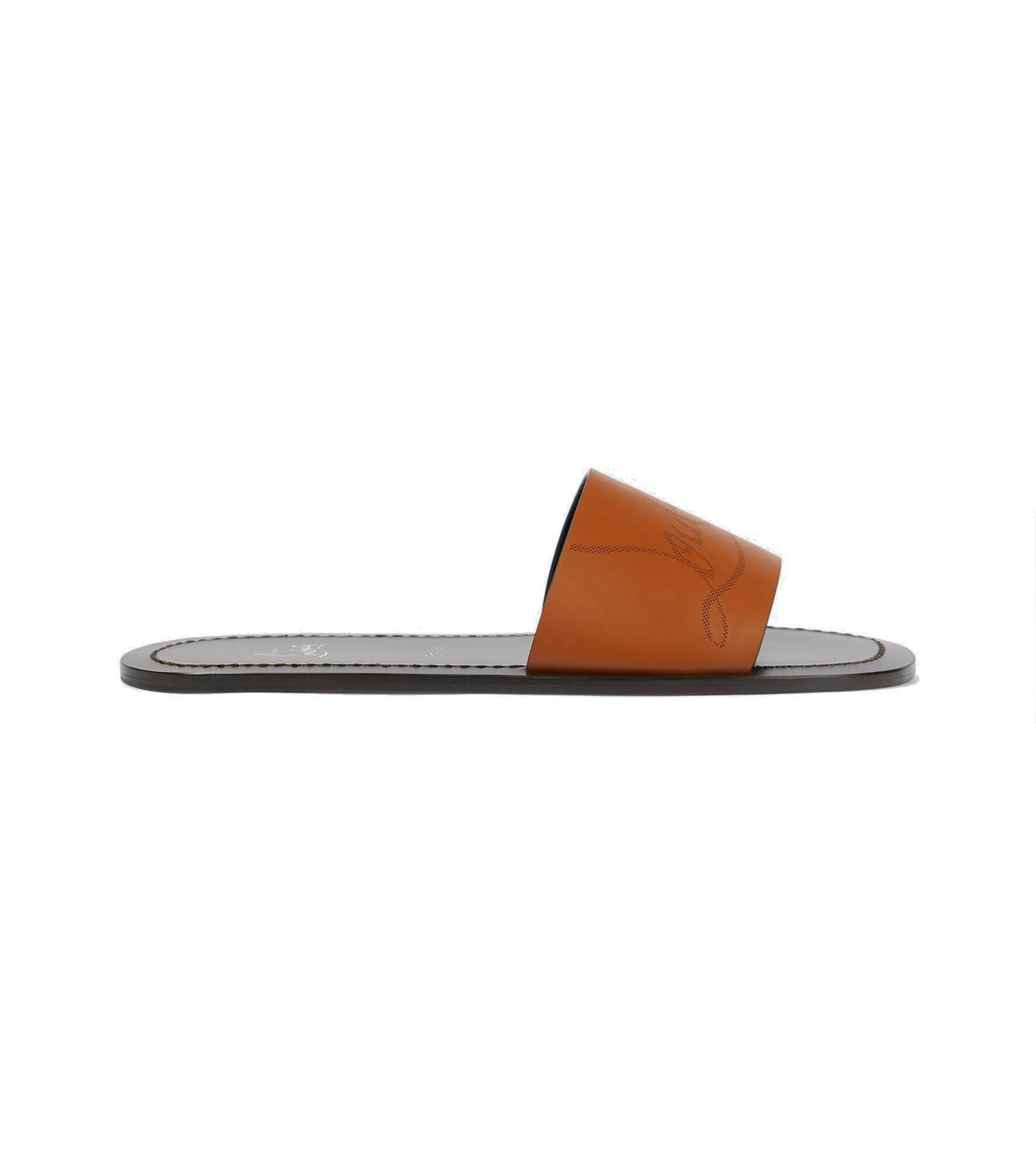 Christian Louboutin - Coolraoul leather slides Christian