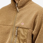 Danton Men's Insulation Boa Fleece Jacket in Mole Brown