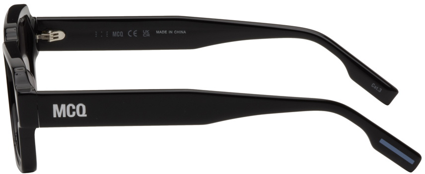 MCQ Black Rectangular Sunglasses