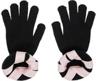 Chopova Lowena Black Cribbage Cross Gloves