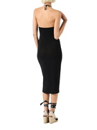 MC2 Saint Barth Longuette Black Cutout Black Dress Farah