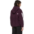 Li-Ning Purple Fleece Hooded Jacket